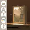 Hek - Natuur - Mist - Veld Light Box met kabel (Tafellamp) klein -USP_NL