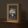 Hout - Vaas - Kleuren - Bloemen Light Box met kabel (Tafellamp) klein -z3d_website
