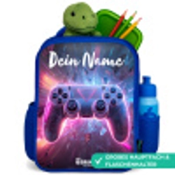 Controller - Neon - Game Kinderrugzak - Blauw middel -inhoud_DE