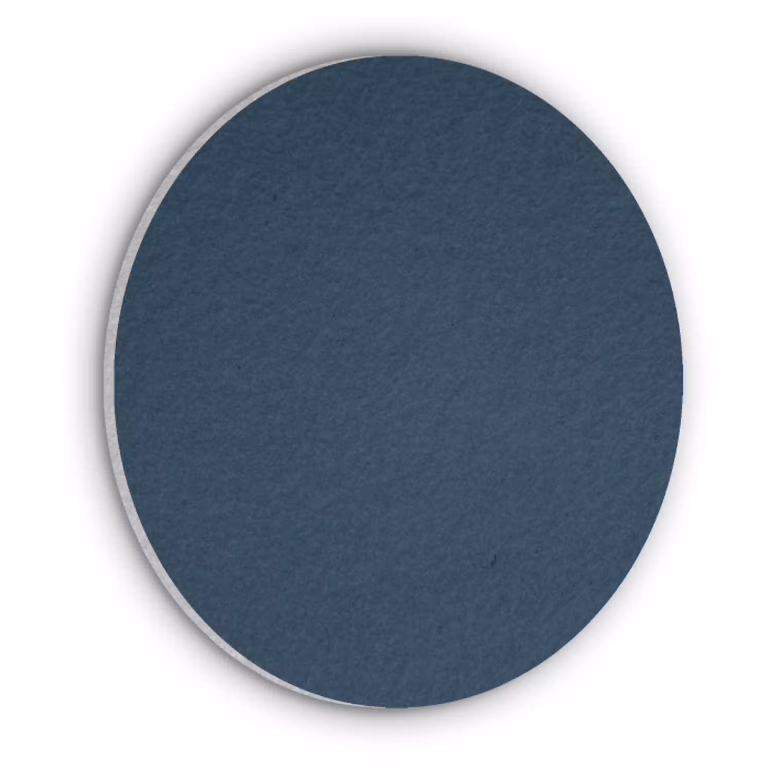 Midnight - Blue - Blauw Akoestische PET Vilt - Rond klein 838 -3d