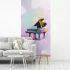 Piano - Pastel - Elegant - Dromerig fotobehang vinyl groot -woonkamer