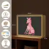 Zebra - Roze - Gestreept Light Box met batterij (Wandlamp) middel -USP_websiteoverzichtNL