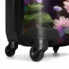 Puppy - Zon - Bloemen - Natuur - Bordercollie - Hond NBS - Handbagage koffer - Unisex middel -wiel