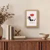 Hond - Teckel - Valentijn - Love Light Box met kabel (Wandlamp) klein -sfeer2