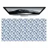 Diamant - Patroon - Blauw - Wit Muismat XXL klein 681 -zzz3d