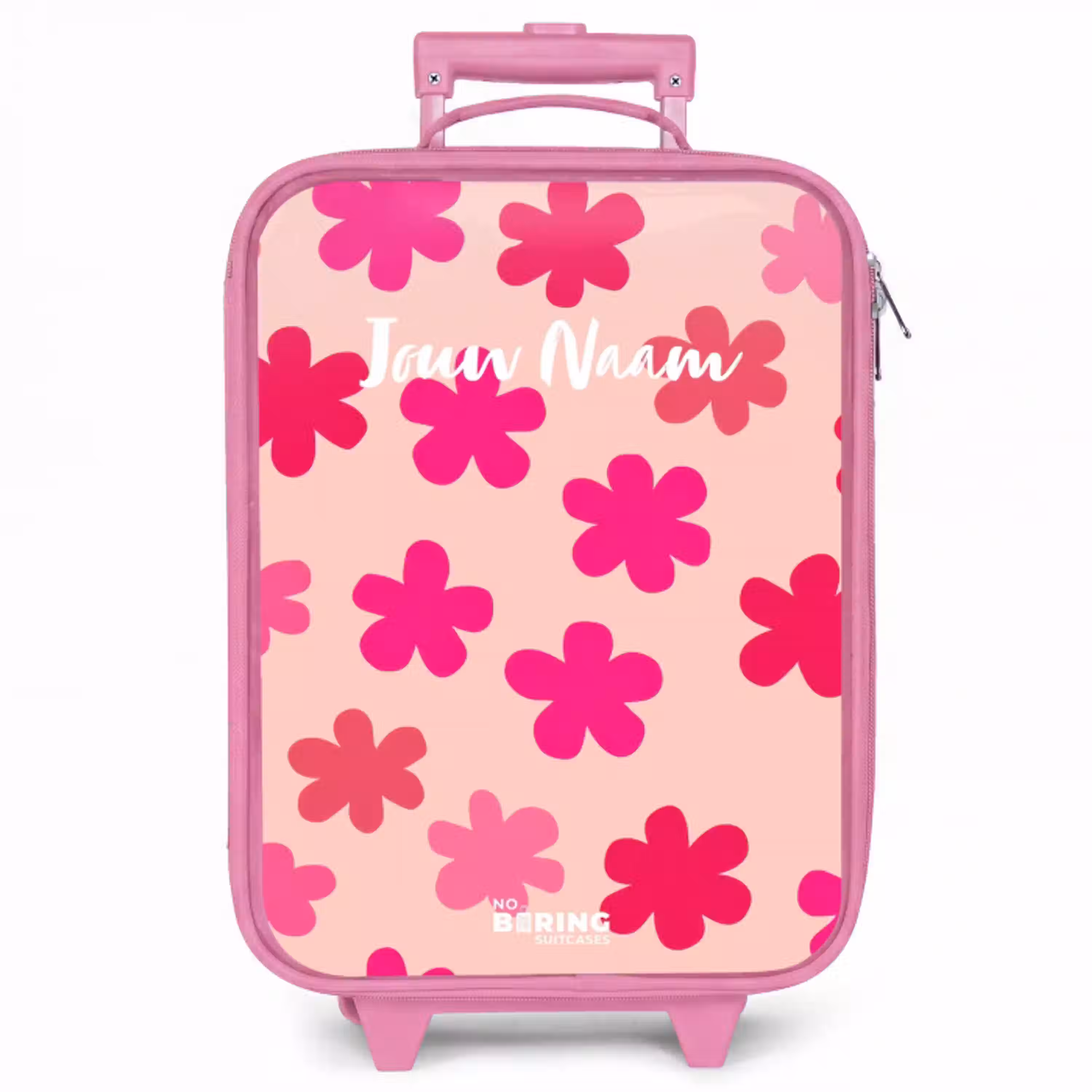 Roze bloemen Kinderkoffer - Roze klein -zzz_website3d