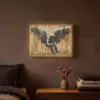 Graffiti - Kunst - Vleugels - Street art - Banksy Style Light Box met batterij (Wandlamp) middel -sfeer4