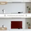 Rood - Roest - Textuur keuken achterwand spatscherm klein 900 -voor_na_NL