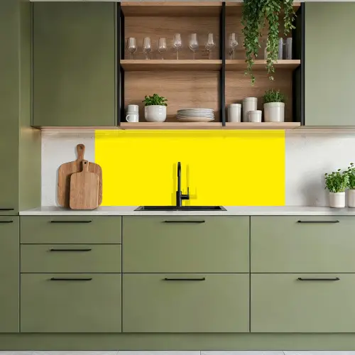 Geel - Citroen - Neon - Kleuren keuken achterwand 2 middel 871 -sfeer3