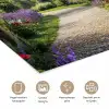 Doorkijk - Tuinboog - Bloemen - Natuur - Pad poster papier klein -closeup_NL