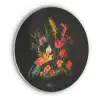 Schaal - Boeket - Bloemen Akoestische PET Vilt - Rond klein -3d