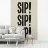 Japandi - Zwart - Decoratie - Vintage fotobehang vinyl groot -woonkamer