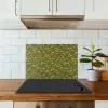 Landelijk - Bloemen -  Groen keuken achterwand spatscherm klein 900 -sfeer2