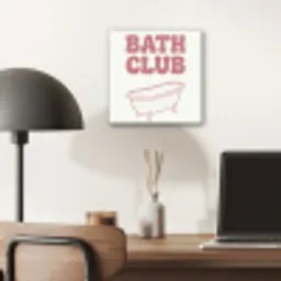 Retro - Bad - Roze aluminium wit klein -sfeer5