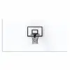 Basketbalbord - Minimalistisch - Zwart Muismat XXL klein -3d_leeg