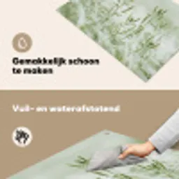 Grassen - Minimalistisch - Groen Inductie beschemer met haakjes klein -ky-schoon-nl