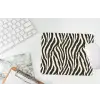 Zebra - Print - Klassiek - Zwart muismat rubber klein 262 -witbureau