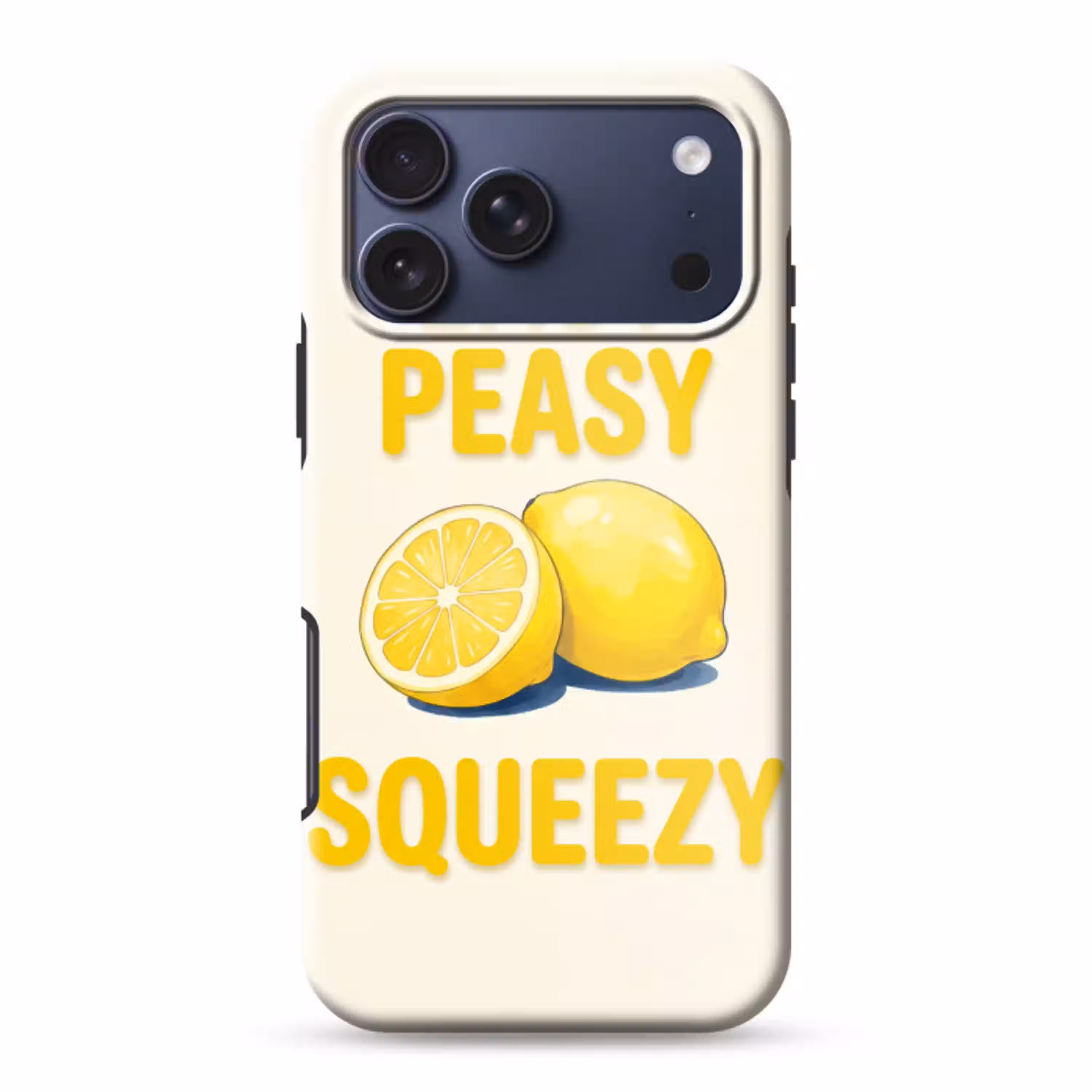 Eten - Citroenen - Keuken - Illustratie - Geel Toughcase MagSafe Apple iPhone 17 Pro Max klein -3d