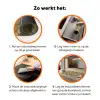 Modern - Geometrisch - Goud Inductie beschermer vinyl 3mm klein 276 -zzzzzzz-td-werking