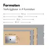 Perzik - Lijntekening - Pit - Beige Muismat XXL klein -sfeer5