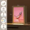 Peper - Disco - Rood - Glitter Light Box met kabel (Tafellamp) klein -USP_NL