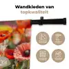 Bloemenveld - Klaprozen - Kleurrijk Wandkleed katoen middel -sfeer2