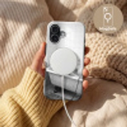 Bad - Vrouw - Zwart - Wit Toughcase MagSafe Apple iPhone 17 klein -USP_MagsafeV