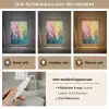 Dromerige - Langgerekte bloemen Light Box met kabel (Tafellamp) klein -USP_lichtkleurNL