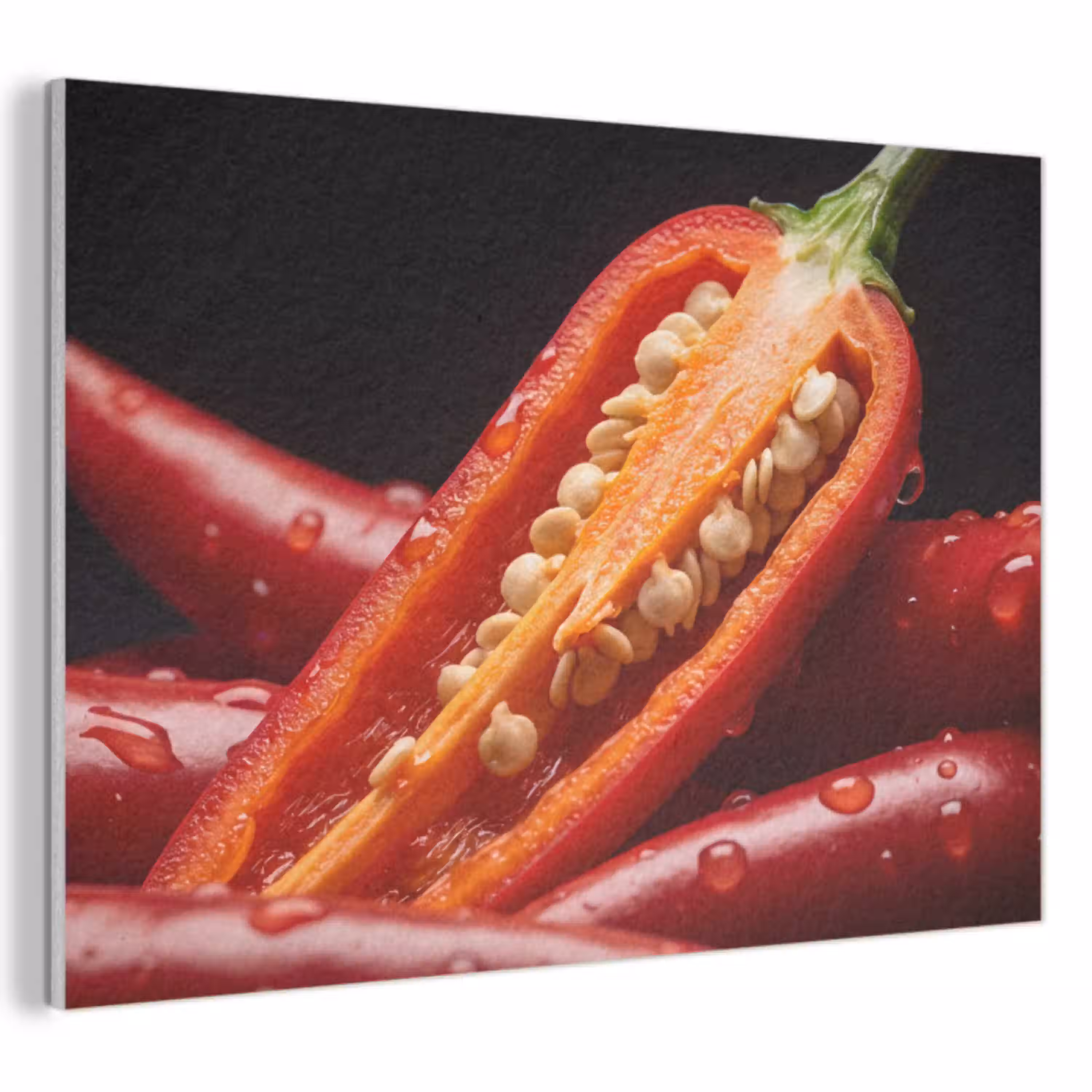 Chilipeper - Rood - Eten PET vilt klein -3d