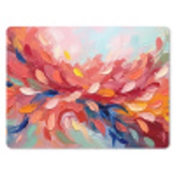 Bloemen - Abstract - Kunst - Modern muismat rubber klein -3d