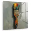 Verf - Kwast - Schilderij plexiglas 5mm klein -zzzproduct_nieuw