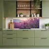 Lavendel - Paars - Zonlicht keuken achterwand 2 middel -sfeer3