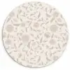 Sierlijk - Bloemen - Beige Wandcirkel kunststof plaat 5mm dik klein 188 -3d