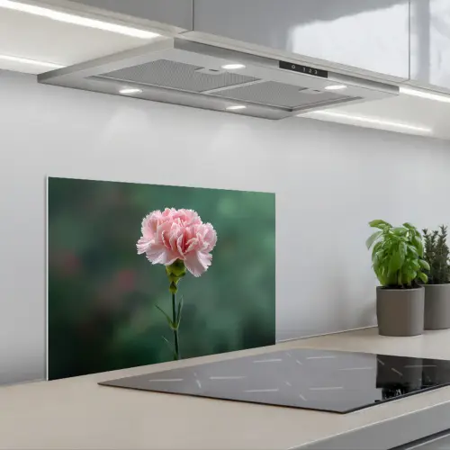 Anjer - Roze - Bloemblaadjes keuken achterwand spatscherm klein -3d_schuin