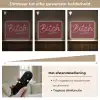 Bitch please - Rood - Blauw Light Box met batterij (Wandlamp) middel -USP_dimbaarNL