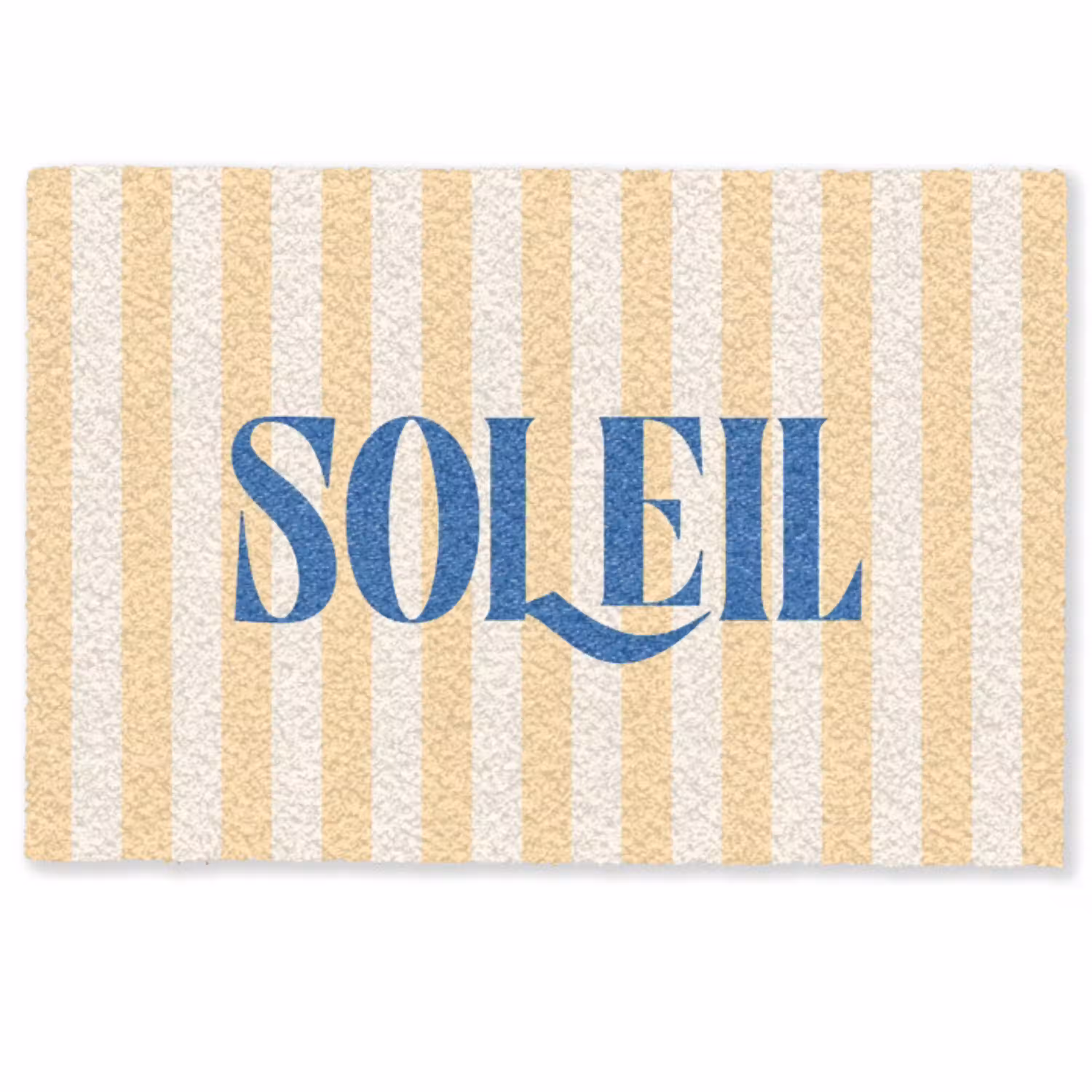 Blauw - Geel - Strepen - Soleil Deurmat klein -zkaufland3d