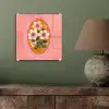 Illustratie - Bloemen - Rand - Roze plexiglas 5mm klein -sfeer3