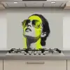 Vrouw - Bril - Verf keuken achterwand spatscherm klein -3d_website