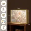 Close up - Pioenroos - Lichtroze Light Box met batterij (Wandlamp) middel -USP_websiteoverzichtNL