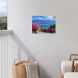 Lake Como - Italië - Landschap tuinposter los doek klein -sfeer8