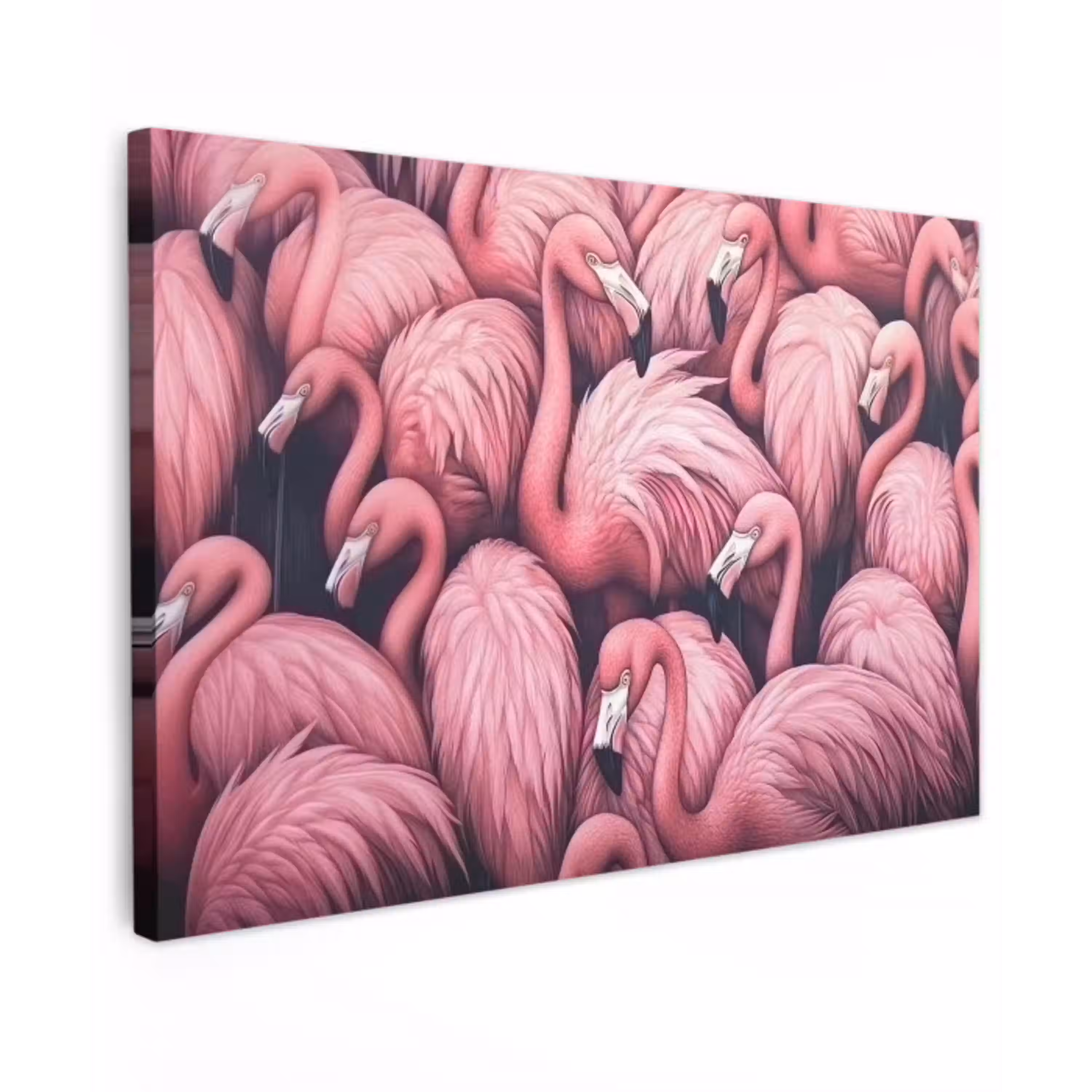 Flamingo - Roze - Dieren canvas 2cm klein -z3d