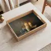 Kaarsen - Stilleven - Rustiek - Boeken Dienblad Rechthoek middel -sfeer1