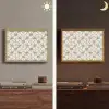 Antiek - Tegel - Beige Light Box met batterij (Wandlamp) middel 907 -sfeer3