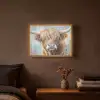 Schotse hooglander - Dieren - Koe - Street art Light Box met batterij (Wandlamp) middel -sfeer4
