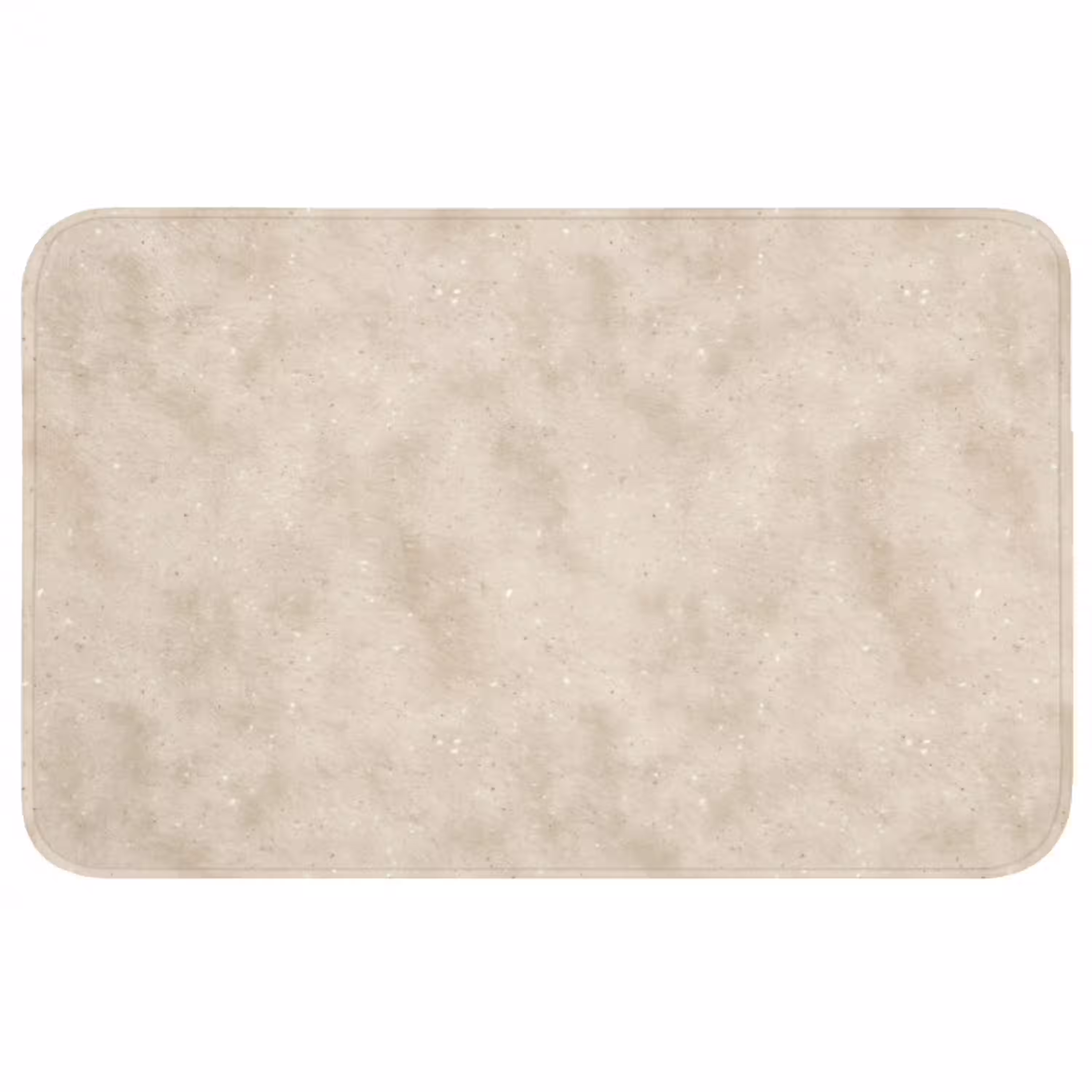 Structuur - Spikkels - Beige Badmat middel 997 -3d