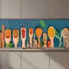 Lepels - Hout - Kruiden - Specerijen keuken achterwand 2 middel zz_3dshopping