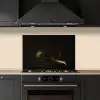 Stilleven - Tafel - Schilderij - Groenten - Prei - Bloemkool - Kunst keuken achterwand spatscherm klein -sfeer1