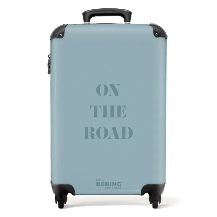 Quotes - On the road NBS - Handbagage koffer - Kinderen Unisex middel -productfoto_recht