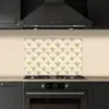 Waaier - Motief -  Goud keuken achterwand spatscherm klein 900 -sfeer1