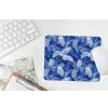 Palmblad - Patroon - Blauw muismat rubber klein 262 -witbureau